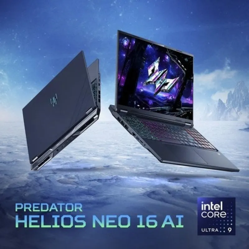 Laptop Acer NH.QX4EB.006 16,1" Intel Core Ultra 9 185H 32 GB RAM 1 TB SSD nvidia geforce rtx 5070 ti